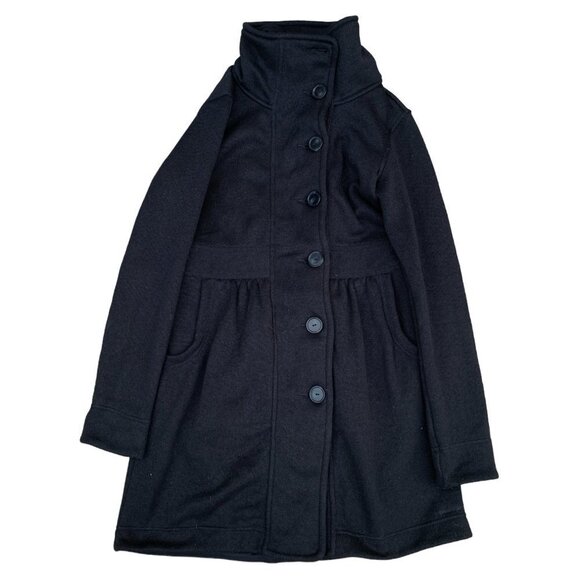 2013 Patagonia Quilt Insulated Long Coat Medium Black - Picture 2 of 11